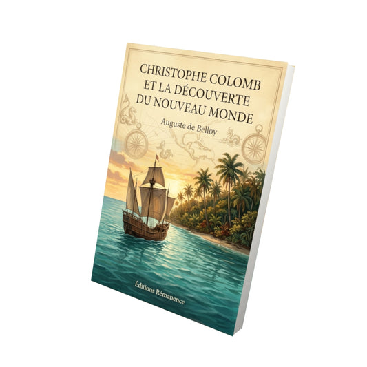 Livre Christophe Colomb et la découverte du Nouveau Monde par Auguste de Belloy - Vue 3D - Editions Remanence