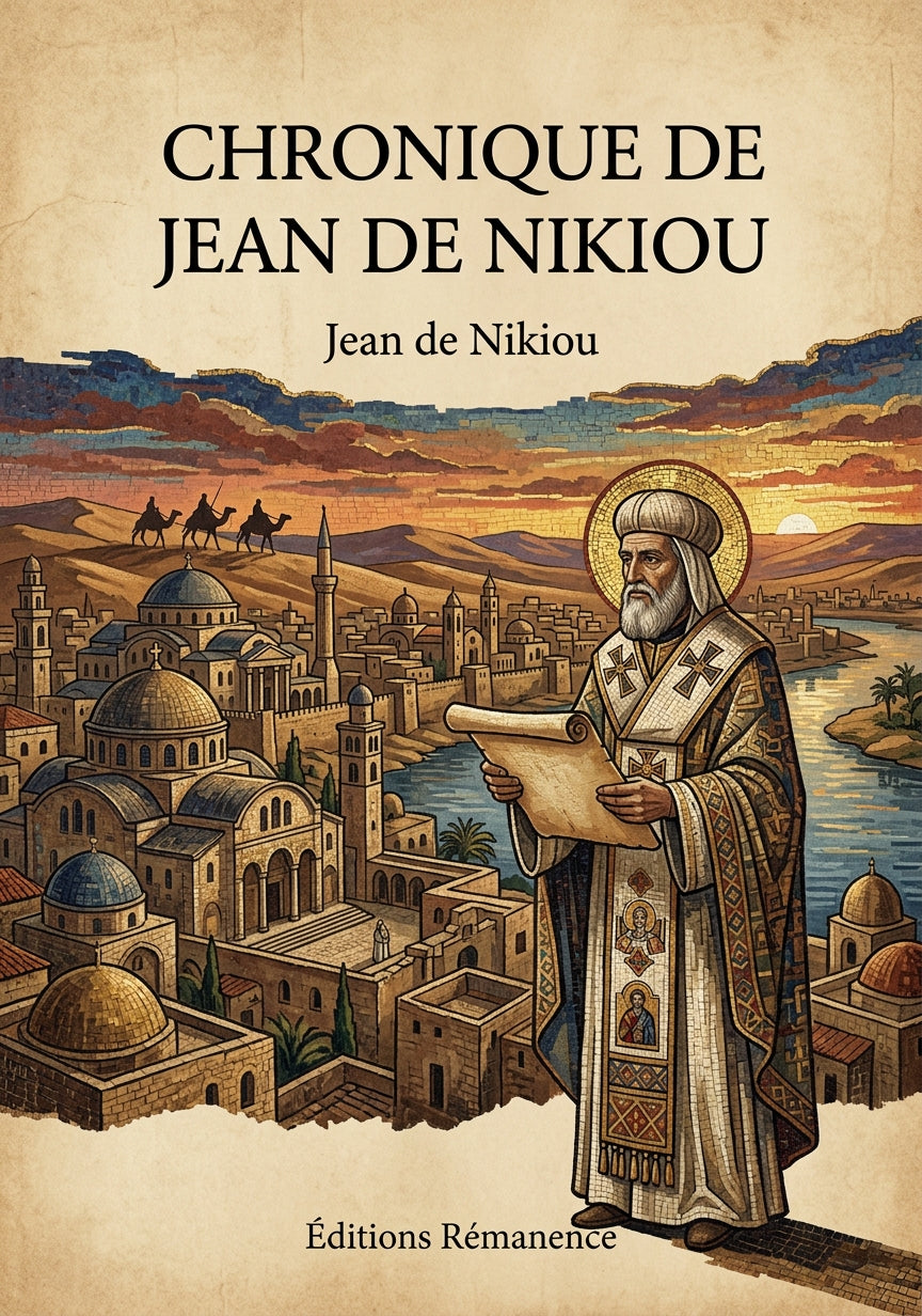 Livre Chronique de Jean de Nikiou par Jean de Nikiou - Couverture - Editions Remanence