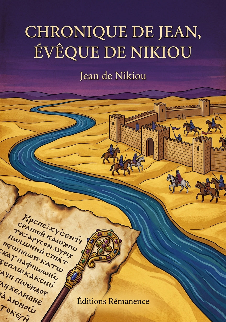 Livre Chronique de Jean, évêque de Nikiou par Jean de Nikiou - Couverture - Editions Remanence