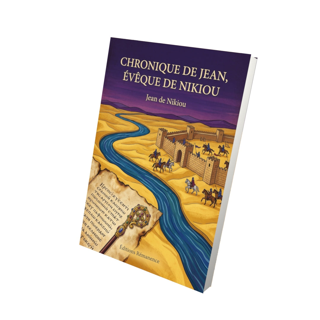 Livre Chronique de Jean, évêque de Nikiou par Jean de Nikiou - Vue 3D - Editions Remanence