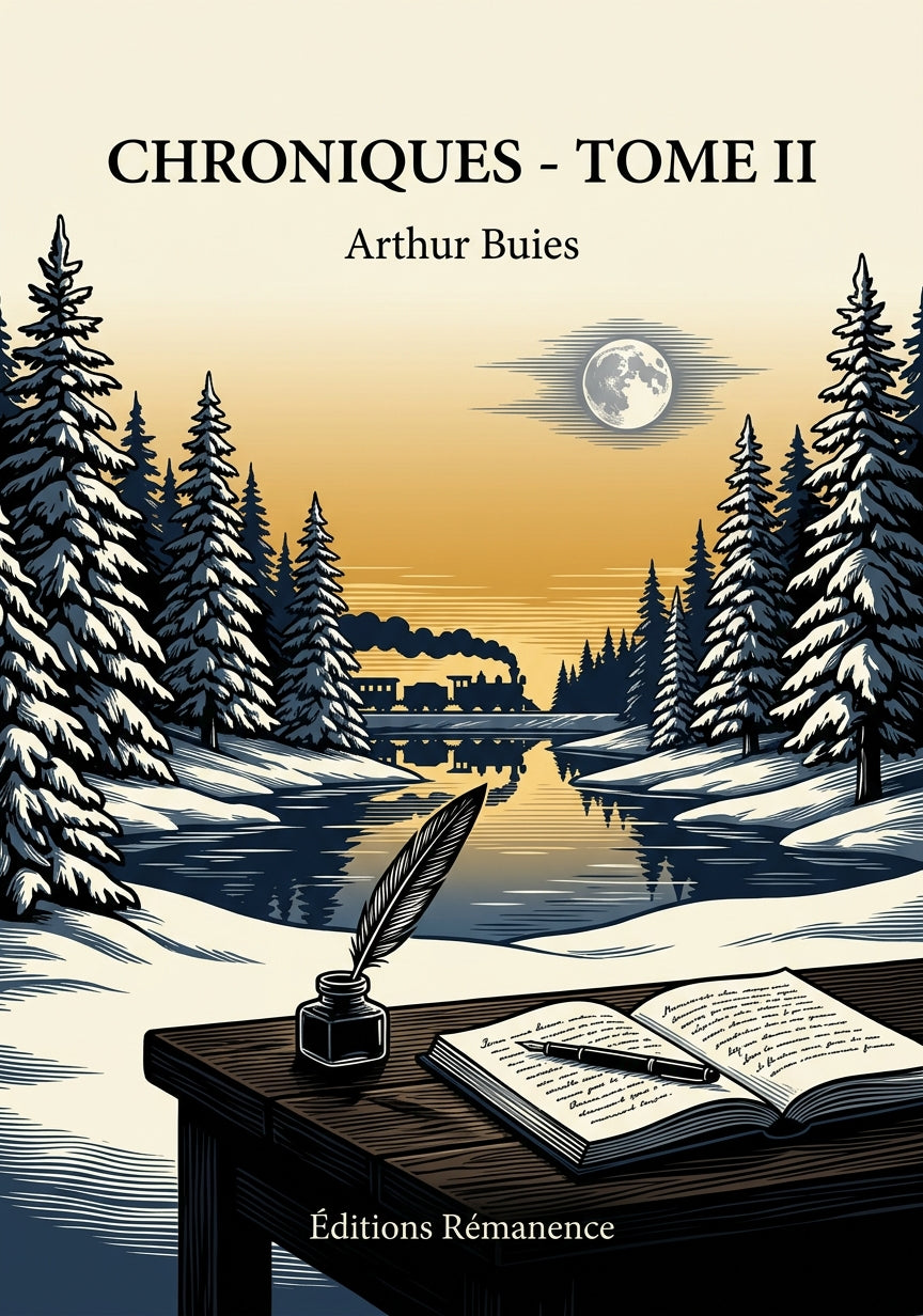 Livre Chroniques - Tome II par Arthur Buies - Couverture - Editions Remanence