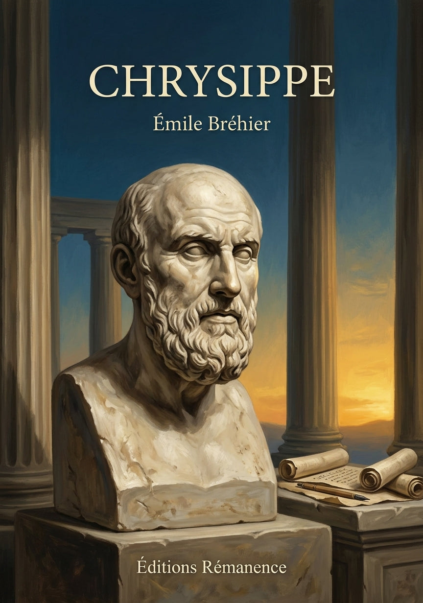 Livre Chrysippe par Émile Bréhier - Couverture - Editions Remanence