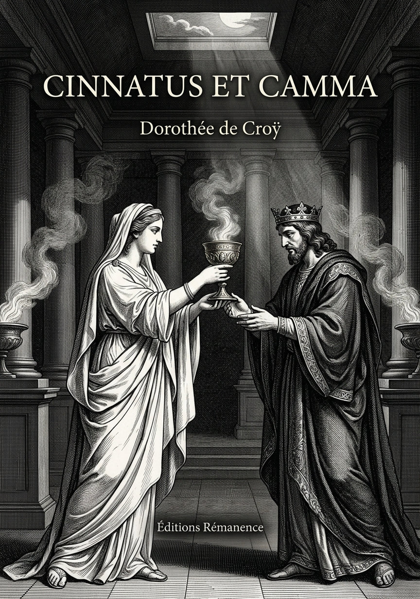 Livre Cinnatus et Camma par Dorothée de Croÿ - Couverture - Editions Remanence