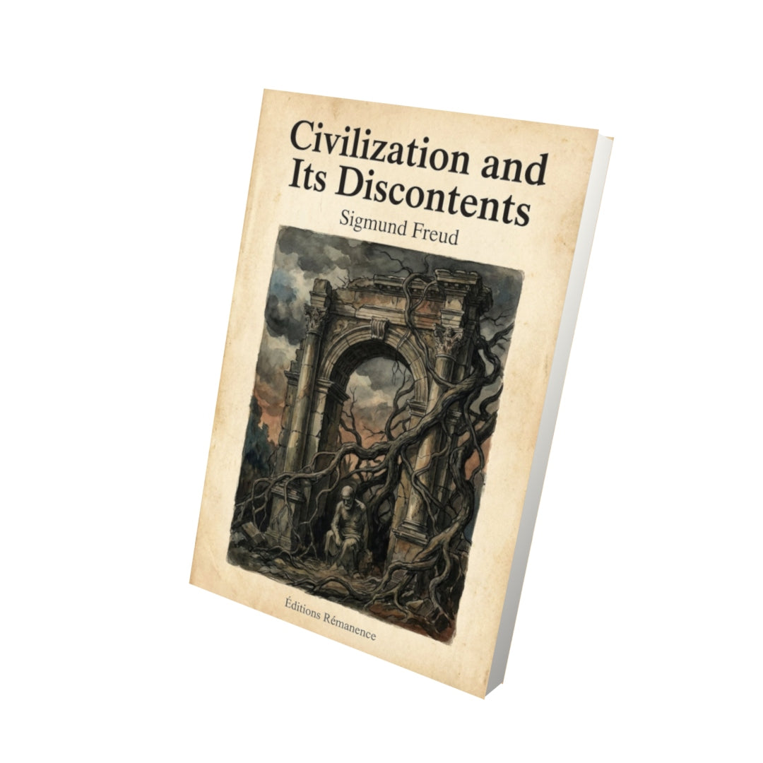 Livre Civilization and Its Discontents – Sigmund Freud - Vue 3D - Editions Remanence