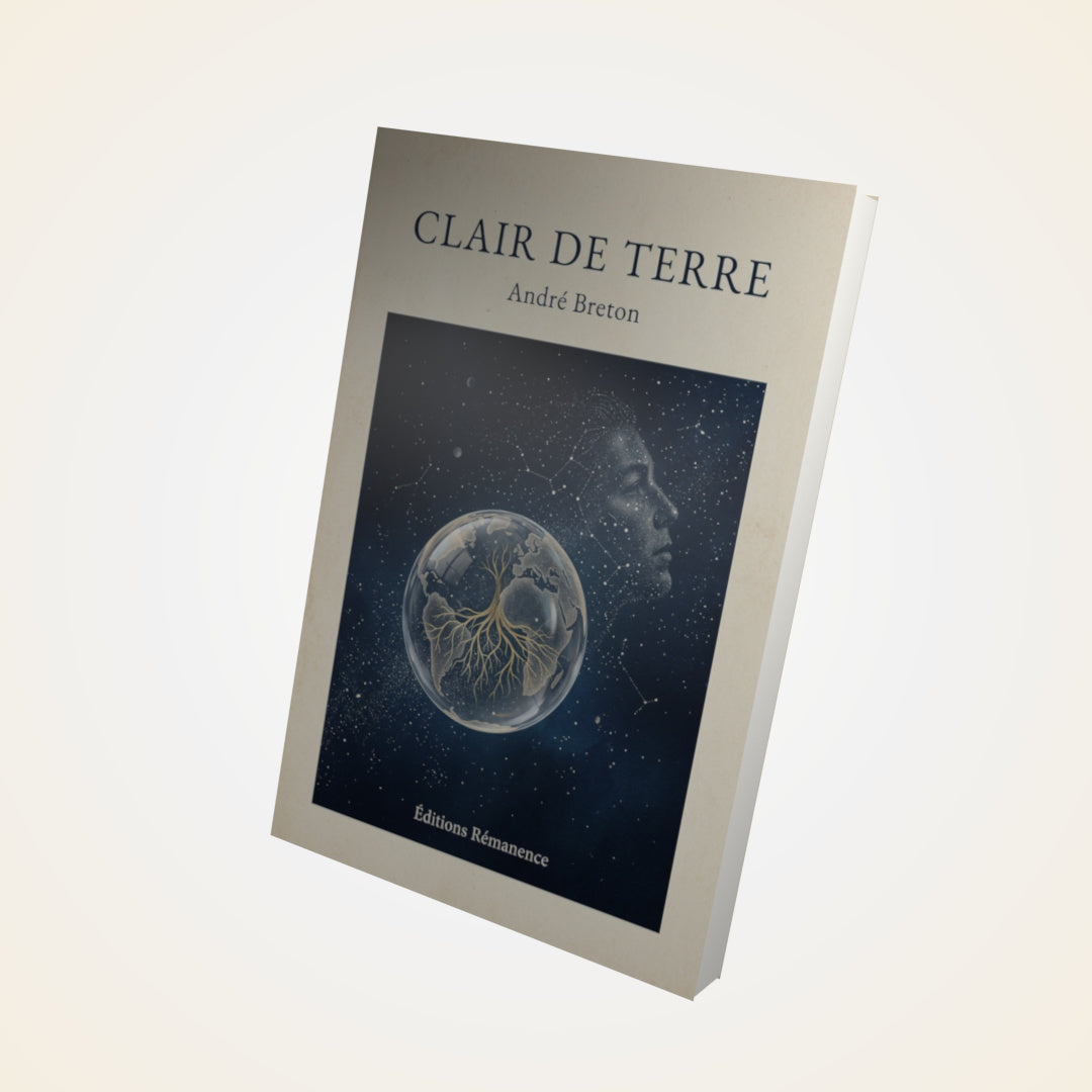Livre Clair de terre - André Breton - Couverture 3D