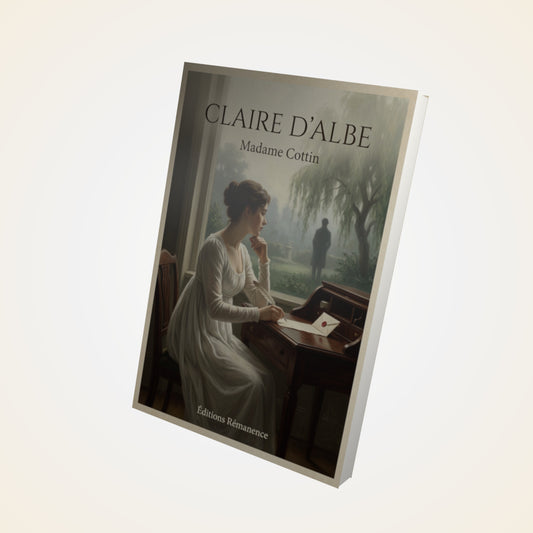 Livre Claire d'Albe - Madame Cottin - Couverture 3D