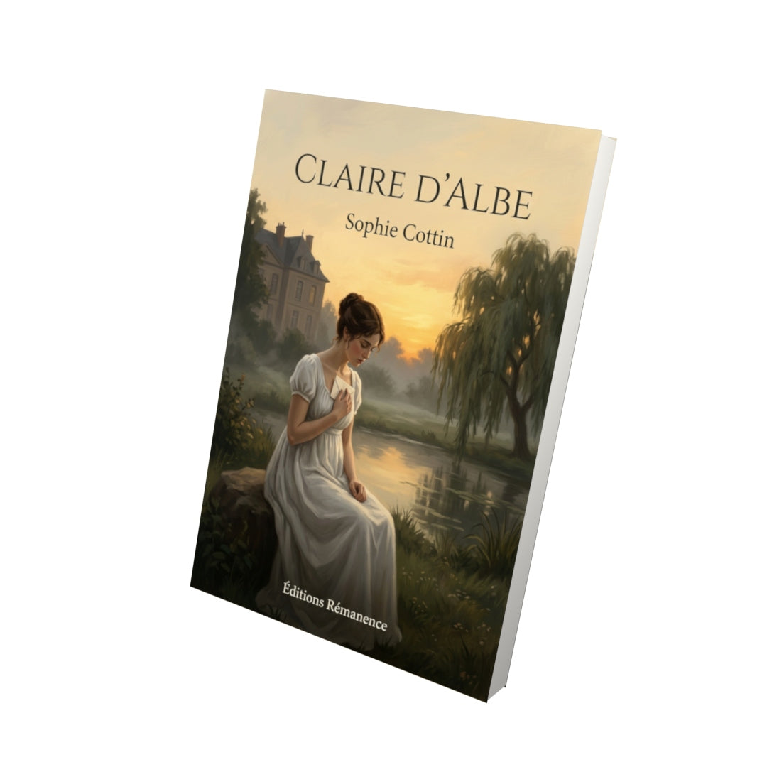 Livre Claire d’Albe par Sophie Cottin - Vue 3D - Editions Remanence