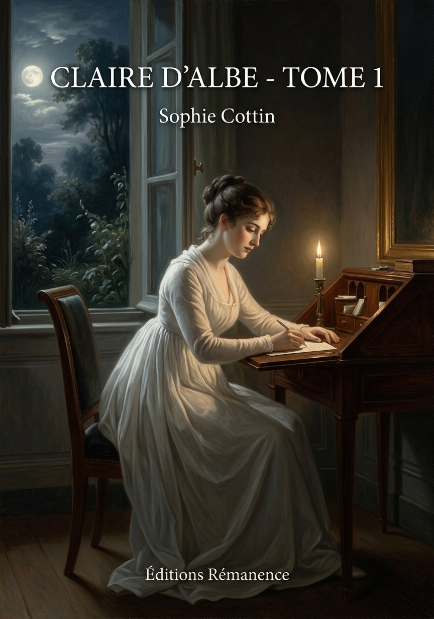 Livre Claire d’Albe - Tome 1 par Sophie Cottin - Couverture - Editions Remanence