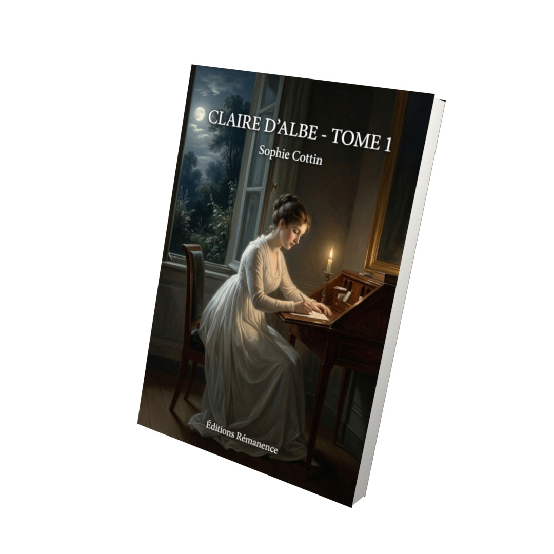 Livre Claire d’Albe - Tome 1 par Sophie Cottin - Vue 3D - Editions Remanence