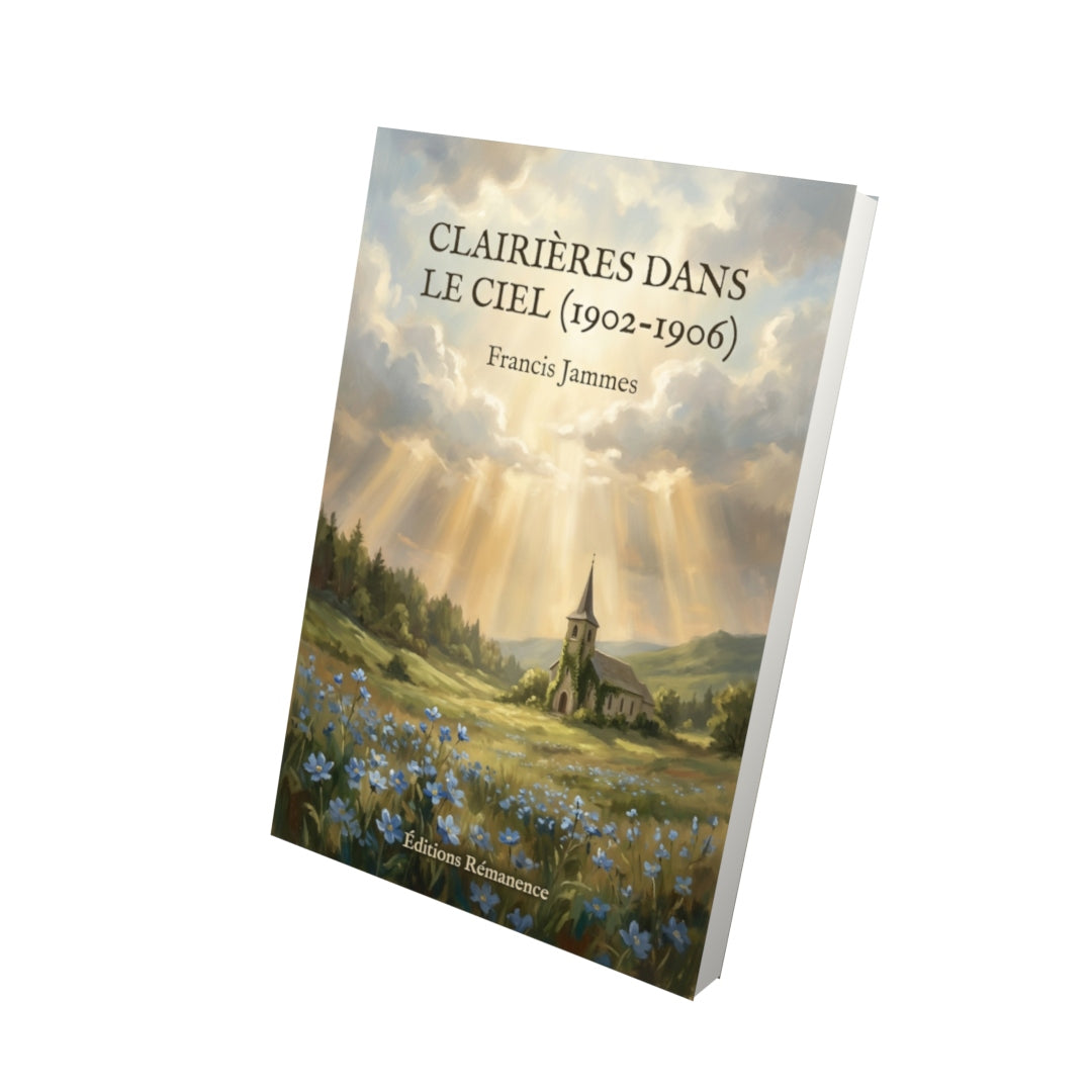 Livre Clairières dans le Ciel (1902-1906) par Francis Jammes - Vue 3D - Editions Remanence