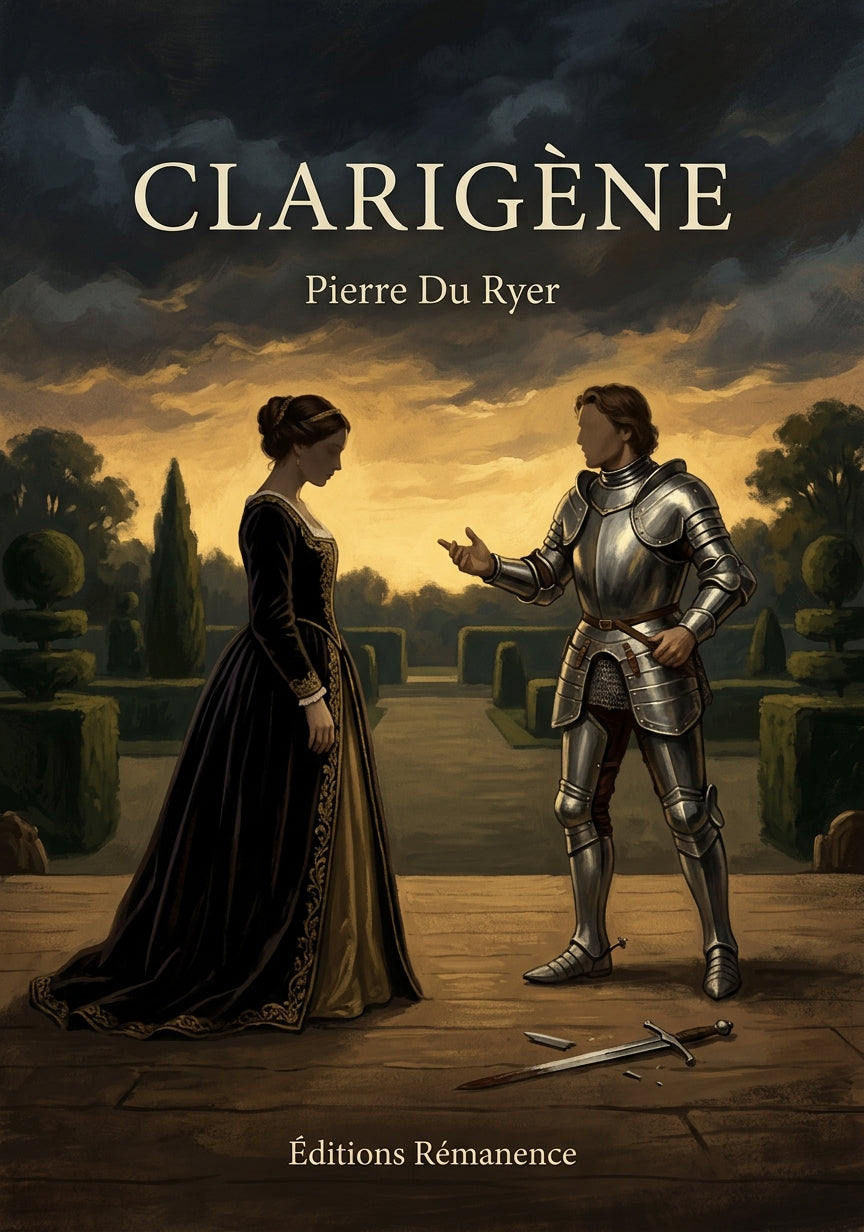 Livre Clarigène par Pierre Du Ryer - Couverture - Editions Remanence