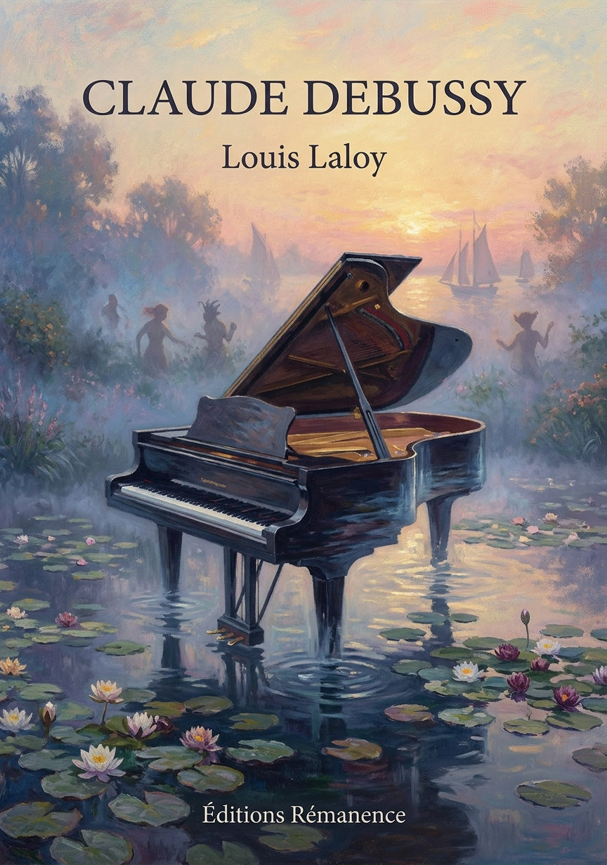 Livre Claude Debussy par Louis Laloy - Couverture - Editions Remanence