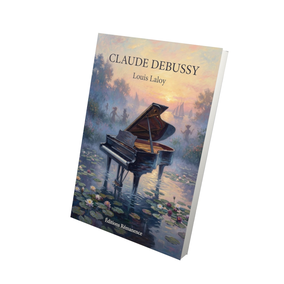 Livre Claude Debussy par Louis Laloy - Vue 3D - Editions Remanence