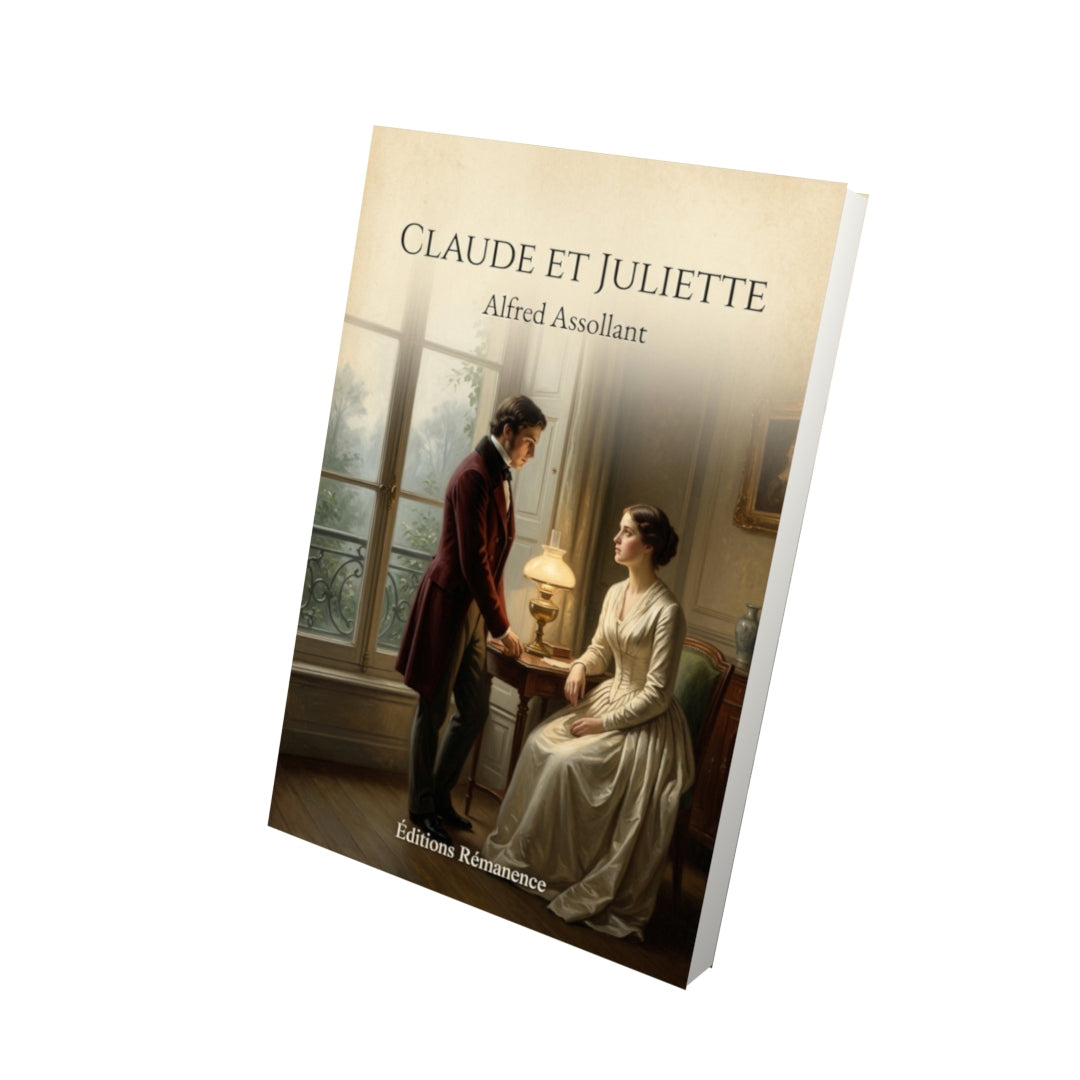 Livre Claude et Juliette - Alfred Assollant - Vue 3D - Editions Remanence