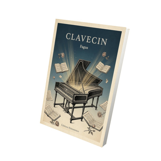 Livre Clavecin - Fagus - Vue 3D - Editions Remanence