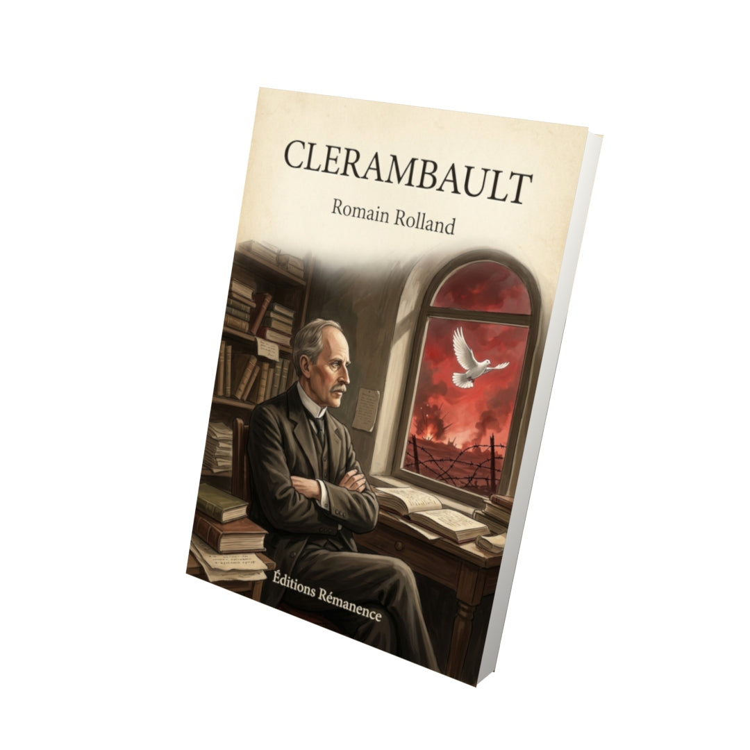 Livre Clerambault - Romain Rolland - Vue 3D - Editions Remanence