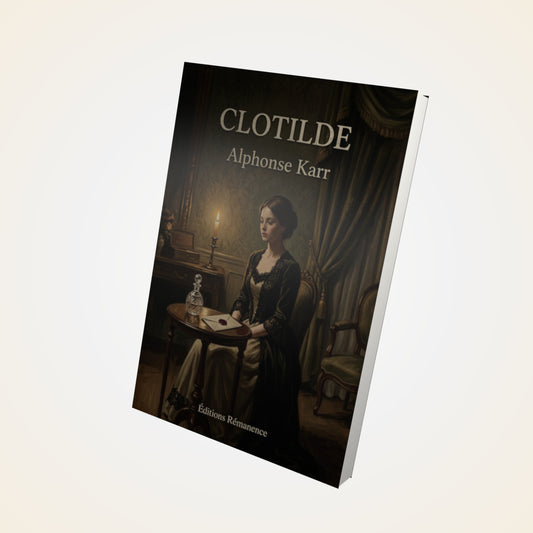 Livre Clotilde - Alphonse Karr - Couverture 3D