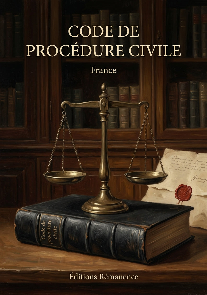 Livre Code de procédure civile par France - Couverture - Editions Remanence