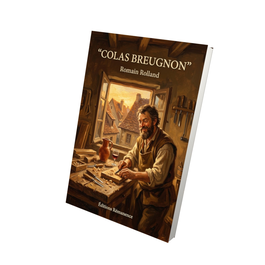 Livre Colas Breugnon par Romain Rolland - Vue 3D - Editions Remanence