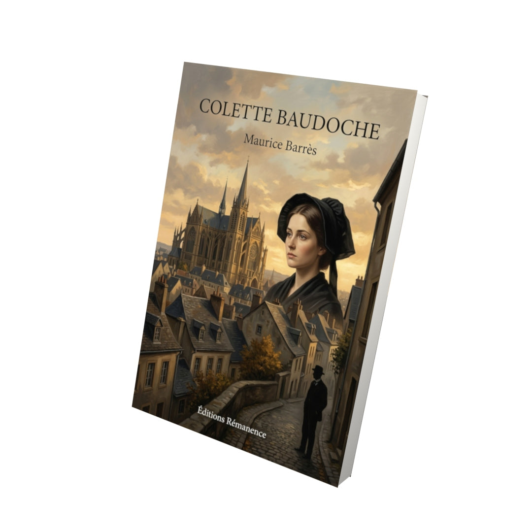 Livre Colette Baudoche par Maurice Barrès - Vue 3D - Editions Remanence