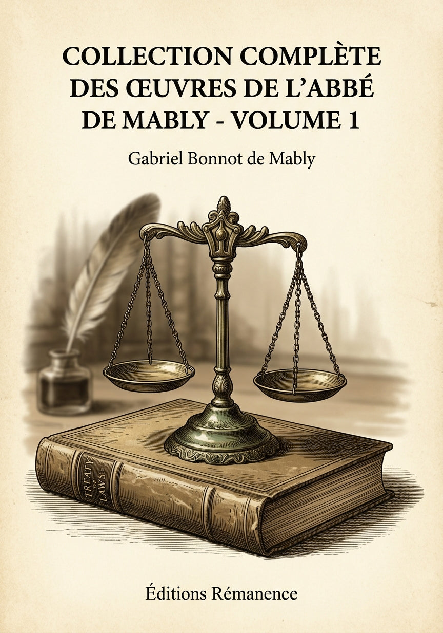 Collection complète des œuvres de l'Abbé de Mably - Volume 1 - Gabriel Bonnot de Mably (Couverture)