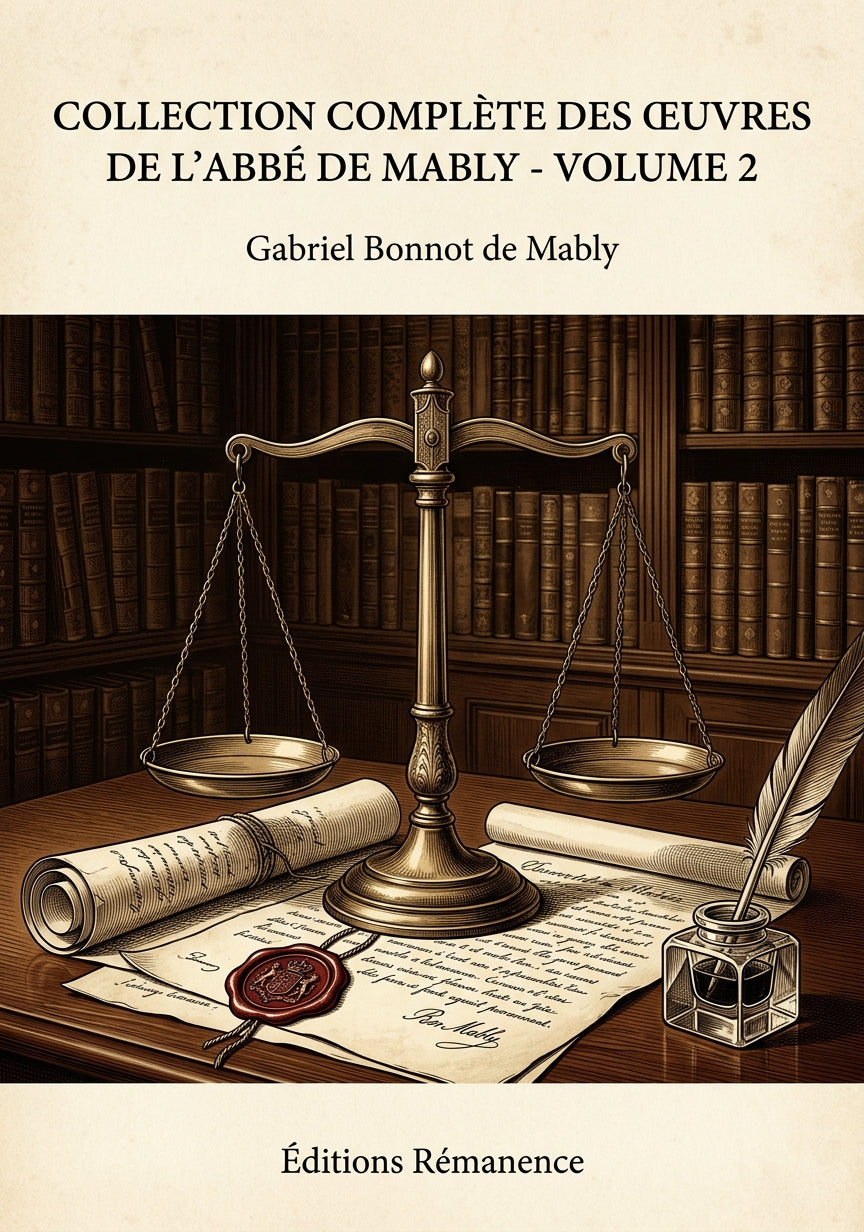 Collection complète des œuvres de l'Abbé de Mably - Volume 2 - Gabriel Bonnot de Mably (Couverture)