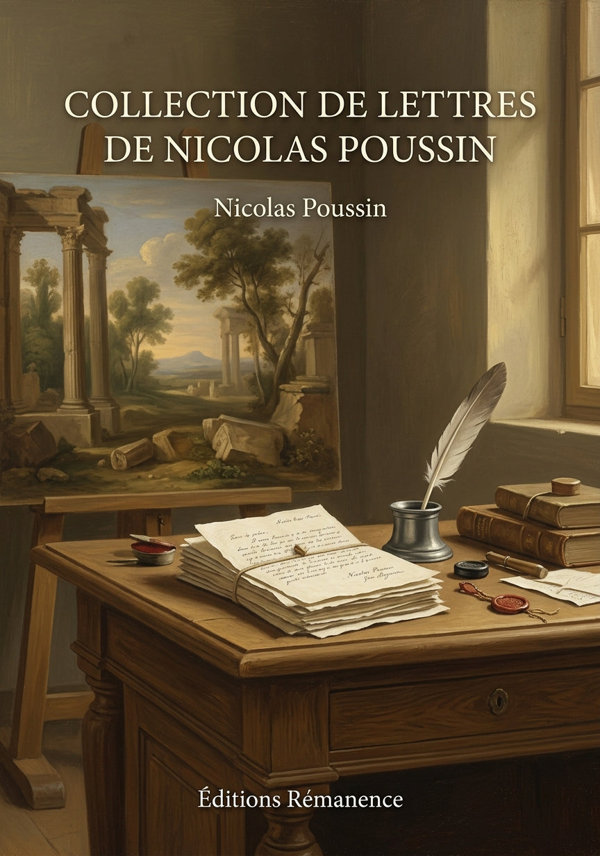 Livre Collection de lettres de Nicolas Poussin par Nicolas Poussin - Couverture - Editions Remanence