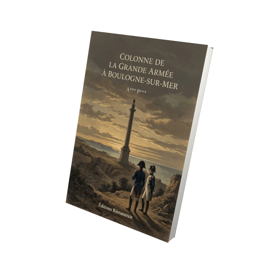 Livre Colonne de la grande armée à Boulogne-sur-Mer par A*** P*** - Vue 3D - Editions Remanence