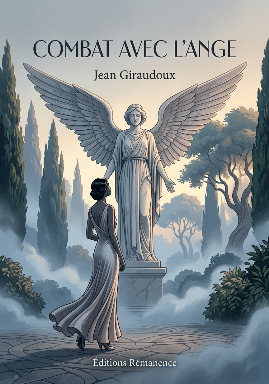 Livre Combat avec l’ange par Jean Giraudoux - Couverture - Editions Remanence