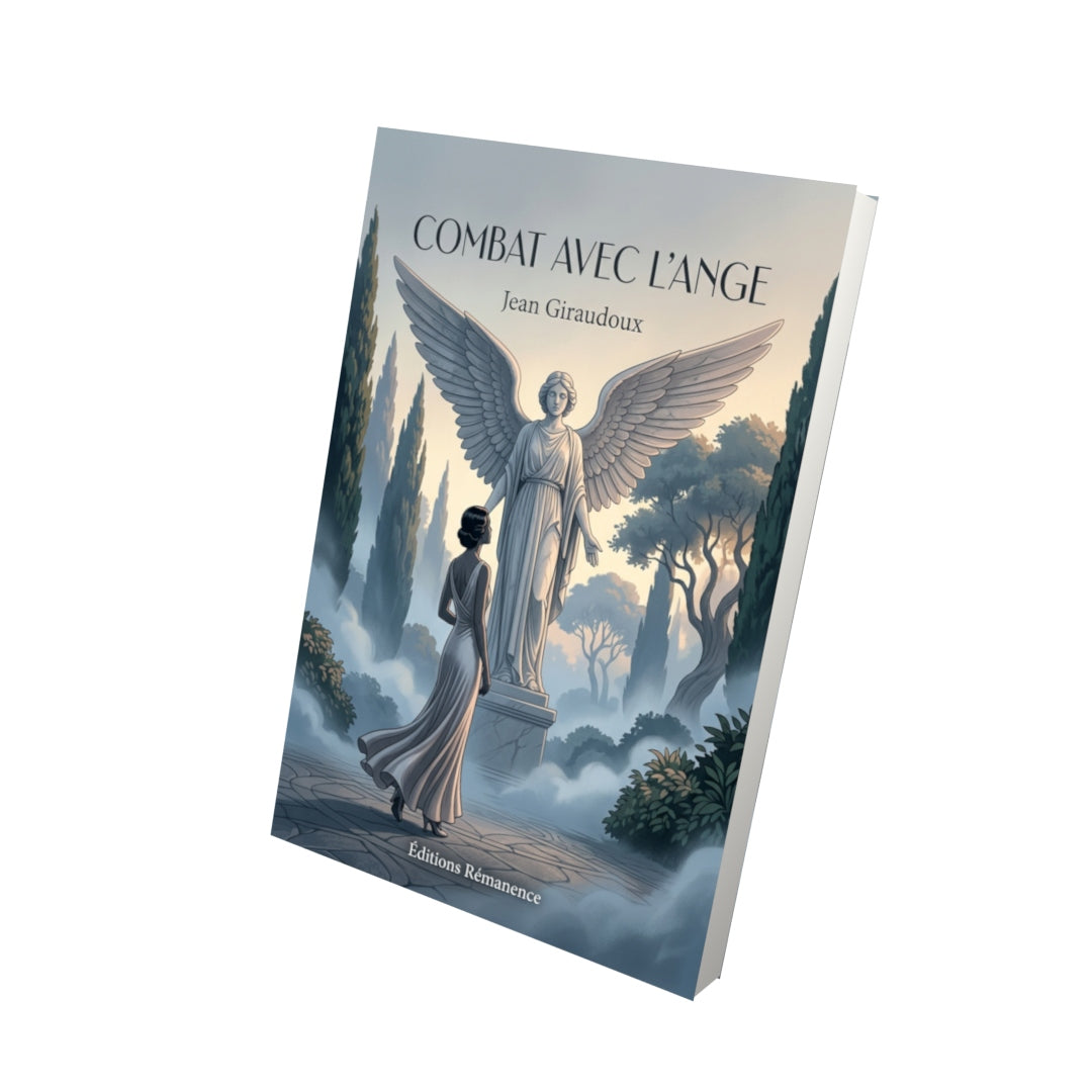 Livre Combat avec l’ange par Jean Giraudoux - Vue 3D - Editions Remanence