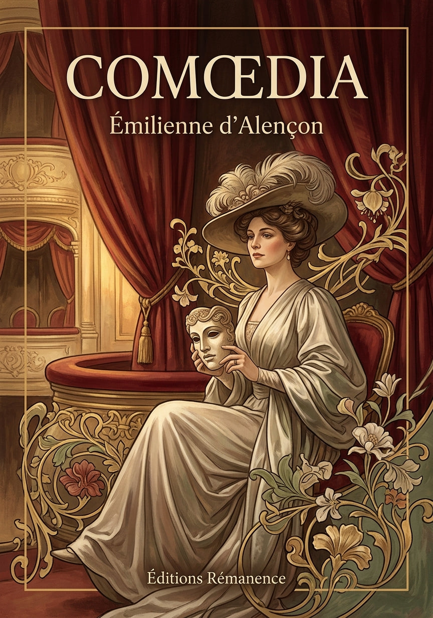 Livre Comœdia par Émilienne d’Alençon - Couverture - Editions Remanence