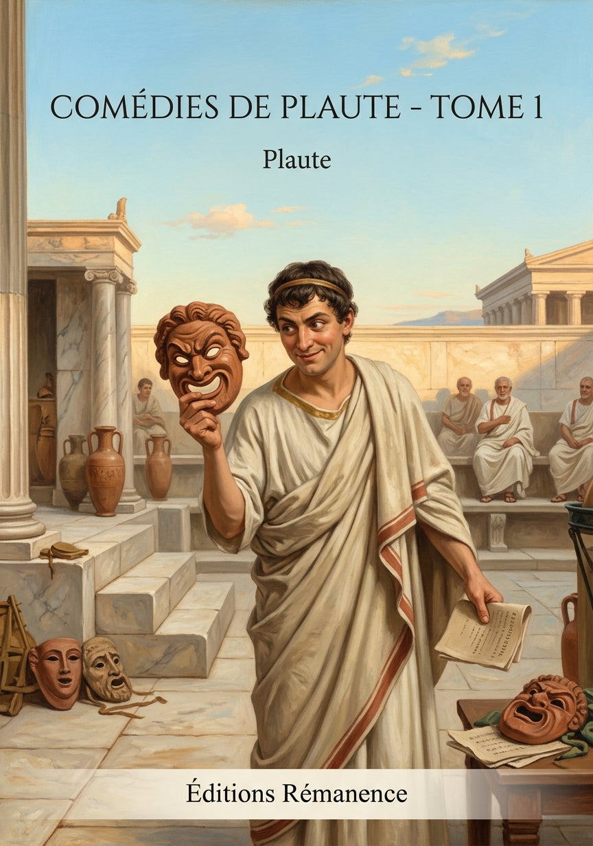 Livre Comédies de Plaute - Tome 1 par Plaute - Couverture - Editions Remanence