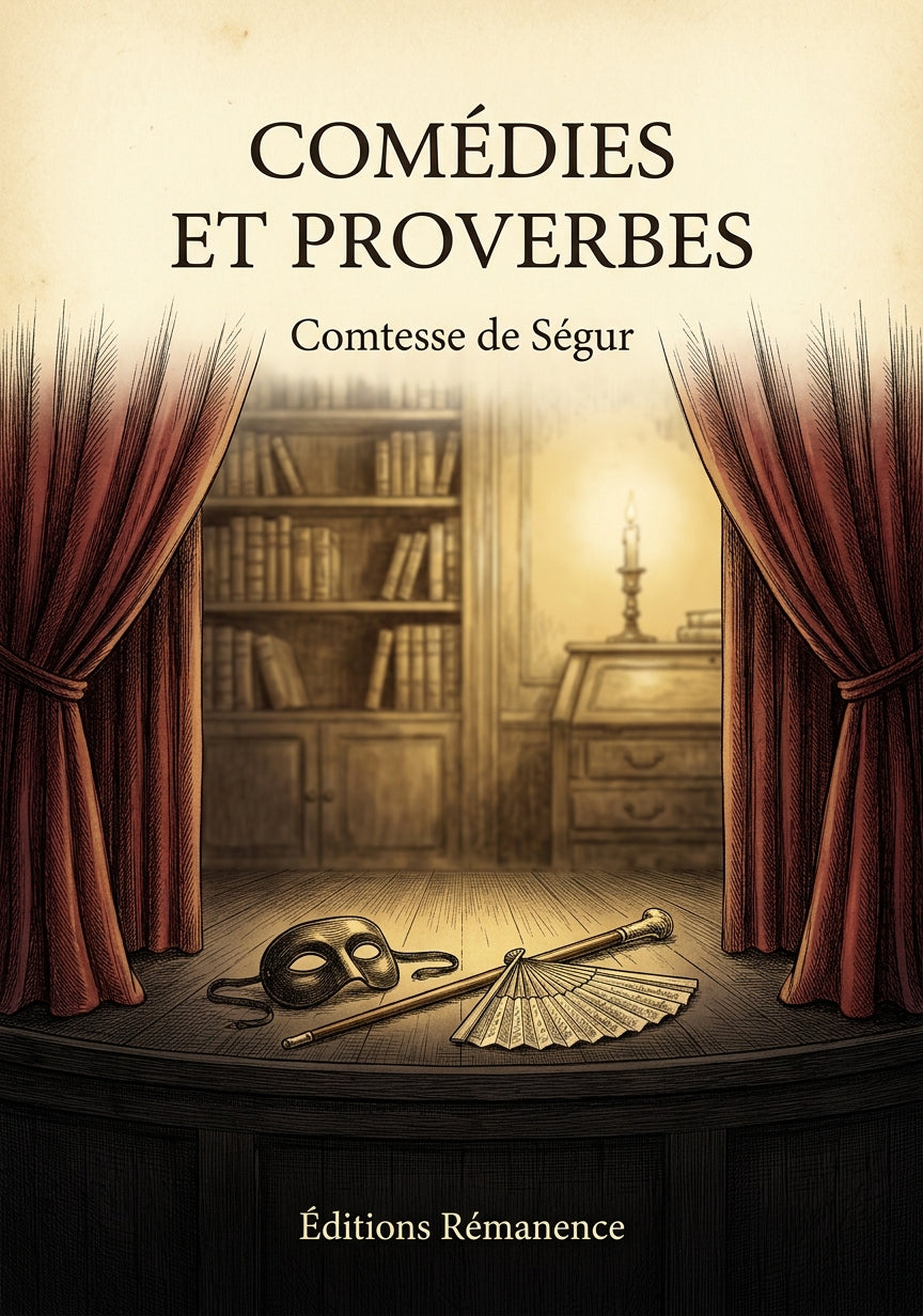 Livre Comédies et proverbes par Comtesse de Ségur - Couverture - Editions Remanence