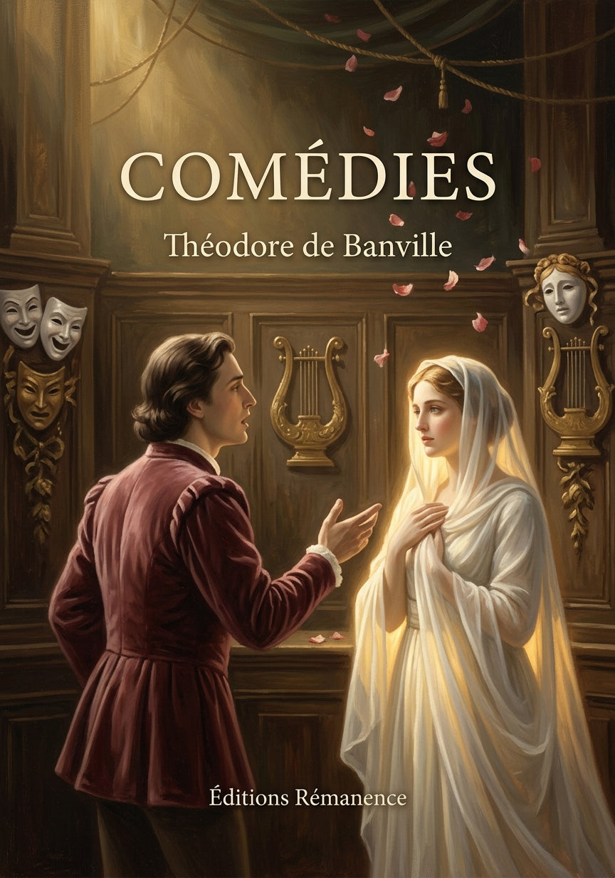 Livre Comédies par Théodore de Banville - Couverture - Editions Remanence
