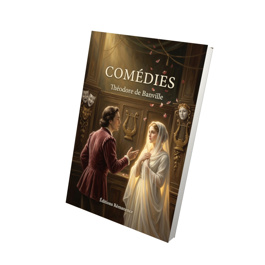 Livre Comédies par Théodore de Banville - Vue 3D - Editions Remanence