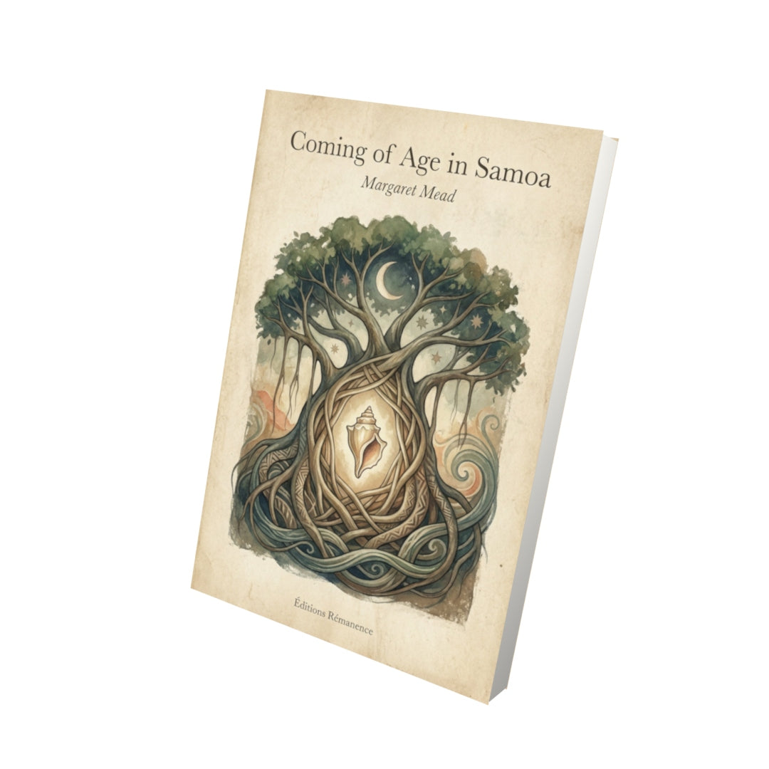 Livre Coming of Age in Samoa – Margaret Mead - Vue 3D - Editions Remanence