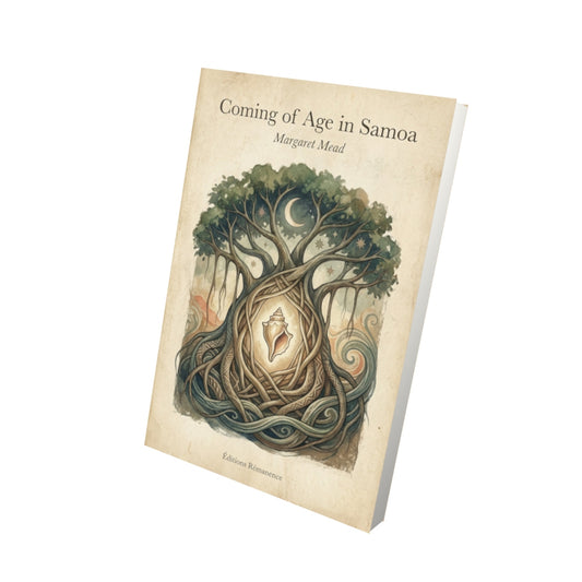 Livre Coming of Age in Samoa – Margaret Mead - Vue 3D - Editions Remanence