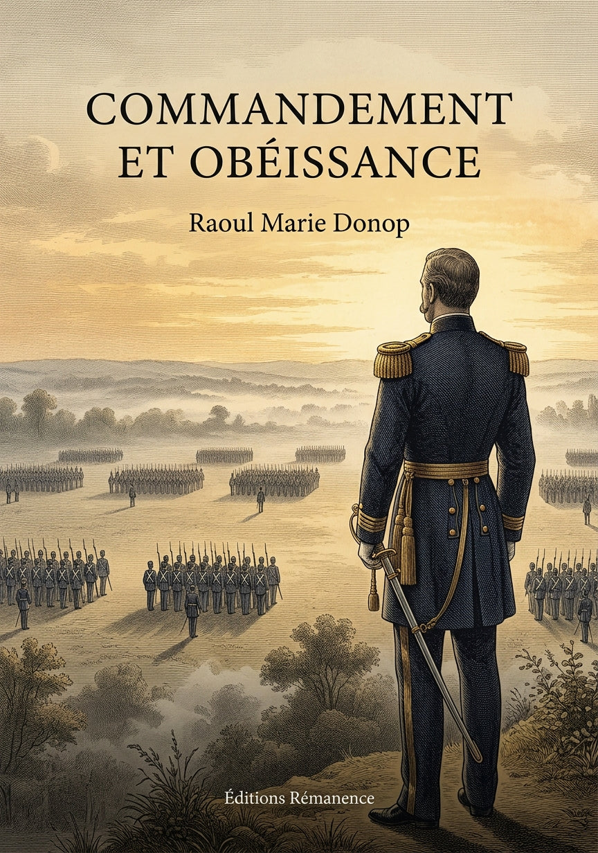 Livre Commandement et obéissance par Raoul Marie Donop - Couverture - Editions Remanence