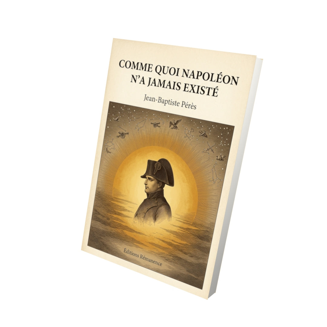 Livre Comme quoi Napoléon n’a jamais existé par Jean-Baptiste Pérès - Vue 3D - Editions Remanence