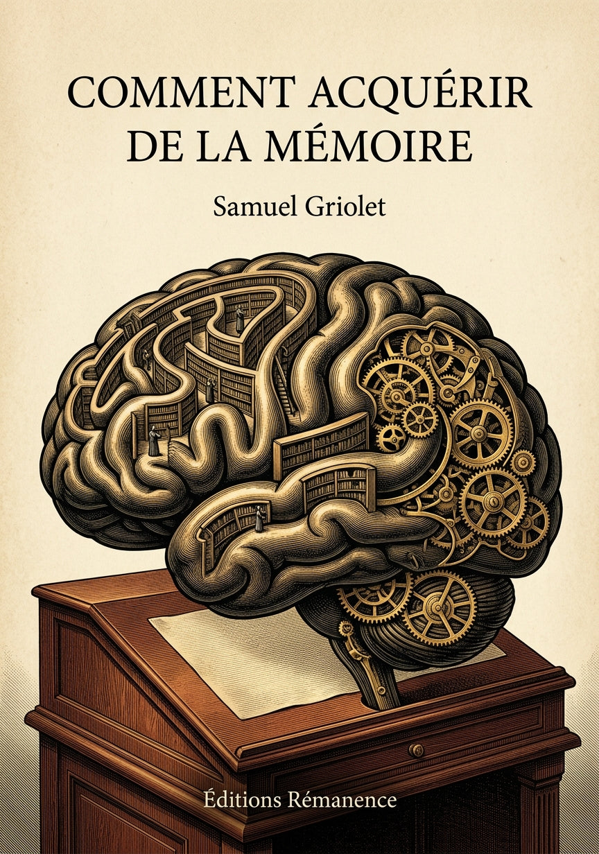 Livre Comment acquérir de la mémoire par Samuel Griolet - Couverture - Editions Remanence