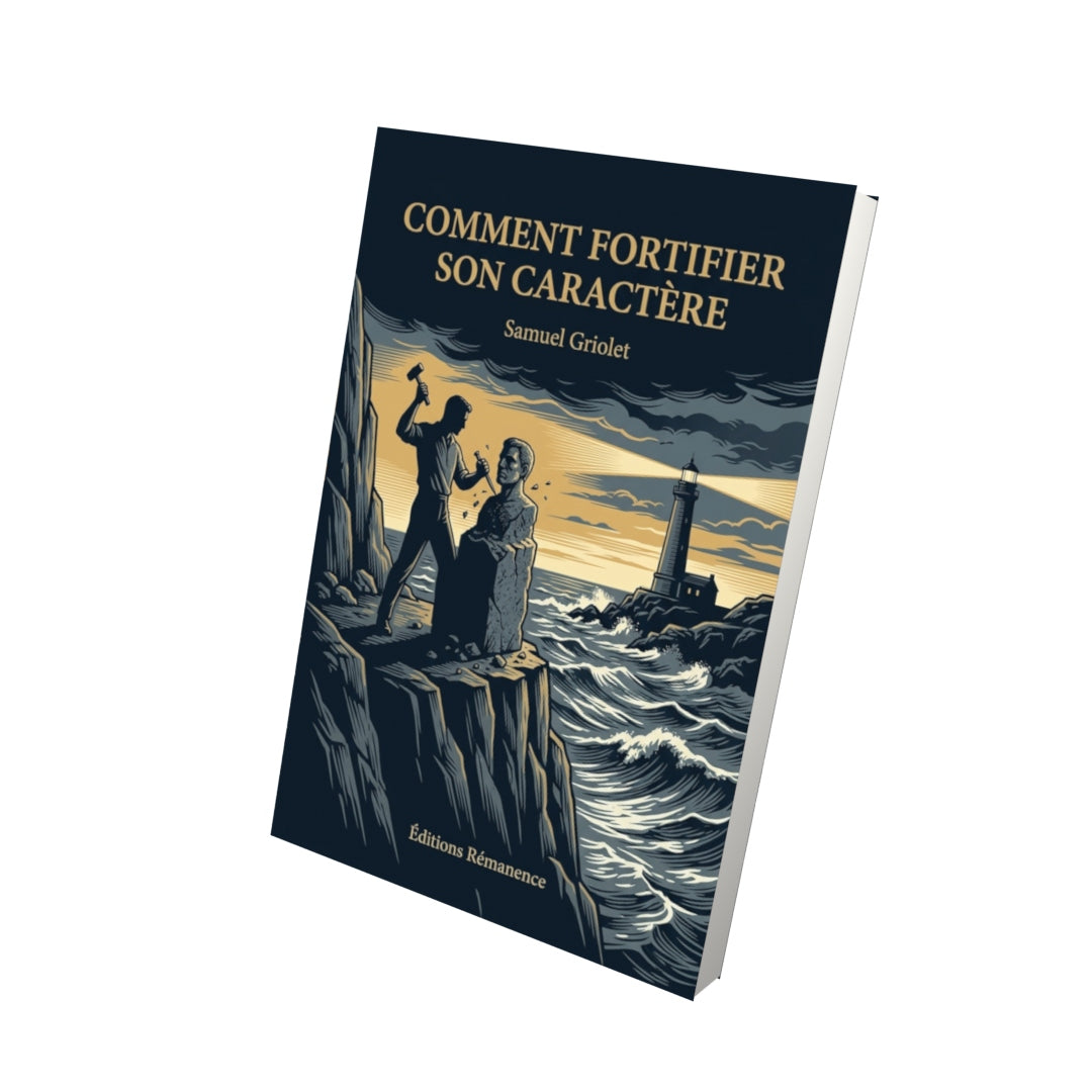 Livre Comment fortifier son caractère par Samuel Griolet - Vue 3D - Editions Remanence