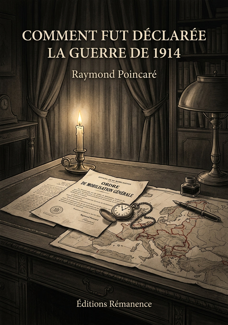 Livre Comment fut déclarée la guerre de 1914 par Raymond Poincaré - Couverture - Editions Remanence