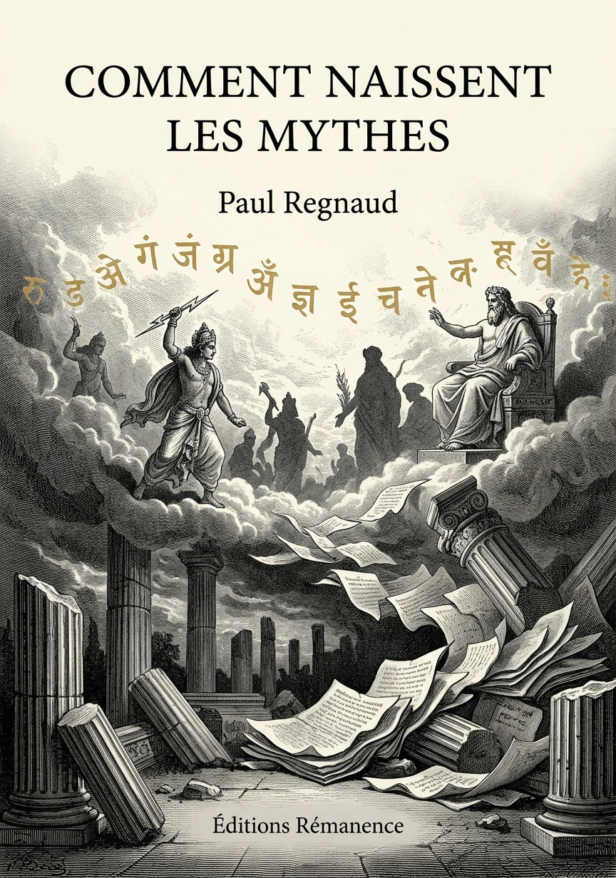 Livre Comment naissent les mythes par Paul Regnaud - Couverture - Editions Remanence