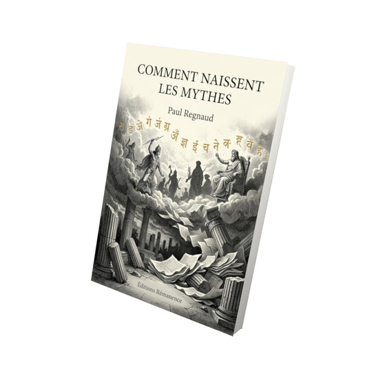 Livre Comment naissent les mythes par Paul Regnaud - Vue 3D - Editions Remanence