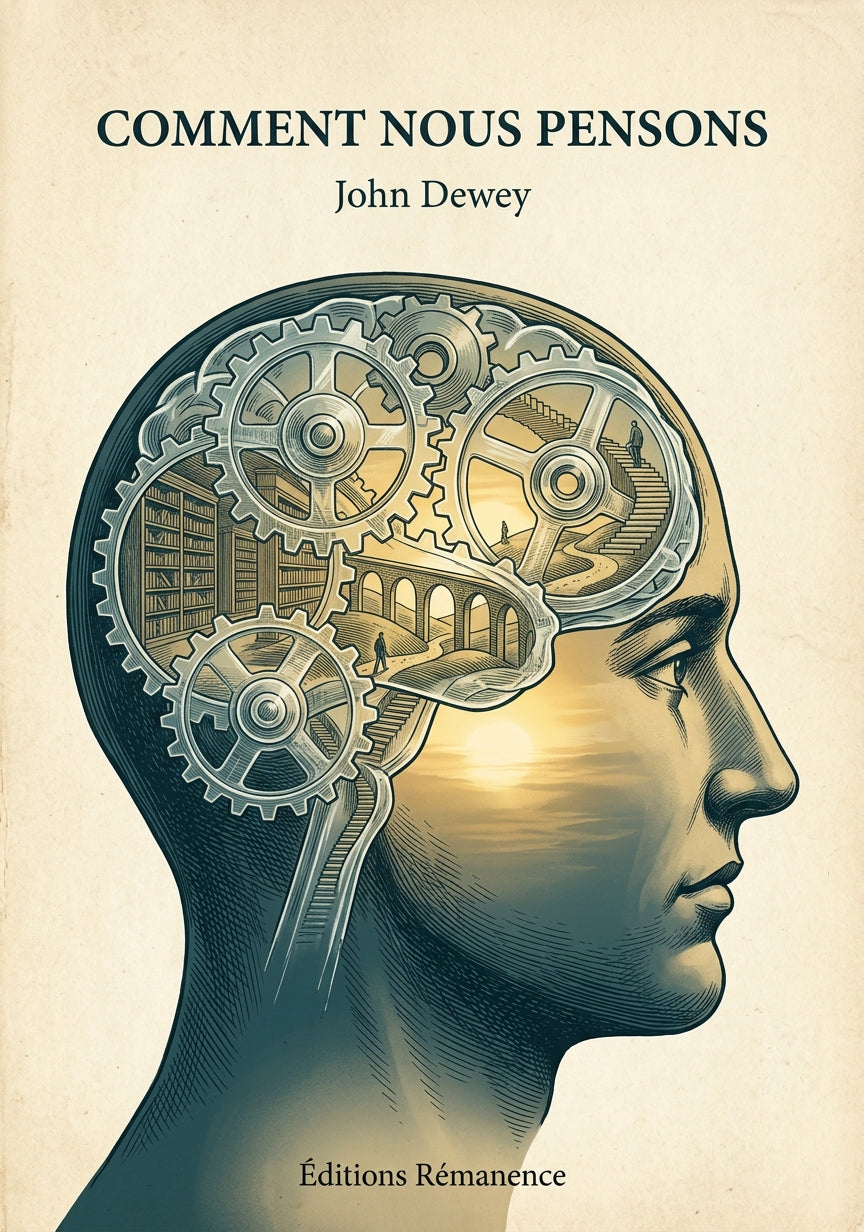 Livre Comment nous pensons par John Dewey - Couverture - Editions Remanence