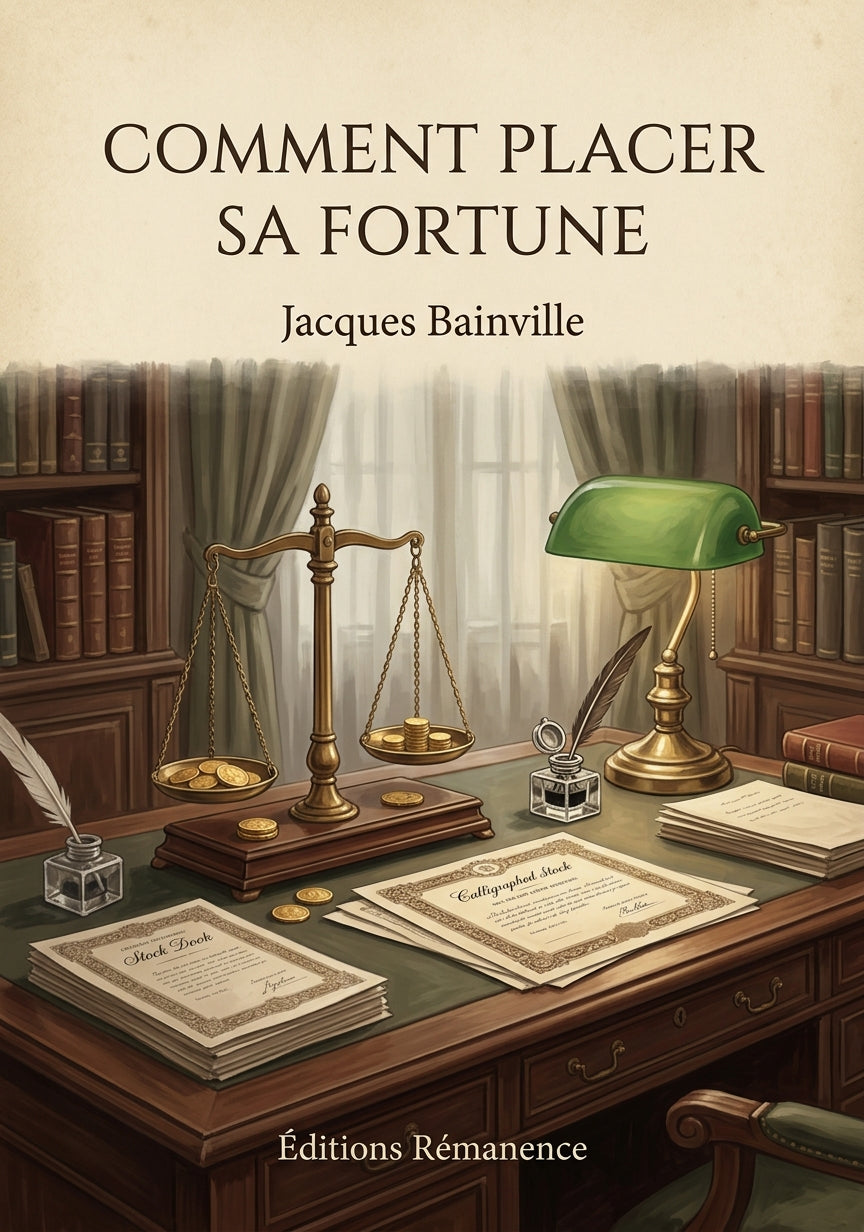 Comment placer sa fortune - Jacques Bainville (Couverture)