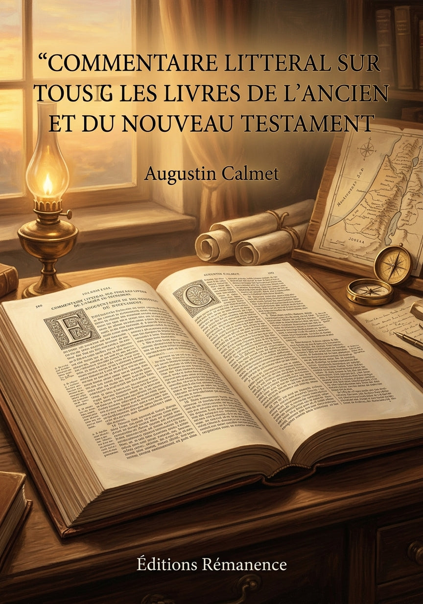 Livre Commentaire litteral sur tous les livres de l'Ancien et du Nouveau Testament par Augustin Calmet - Couverture - Editions Remanence