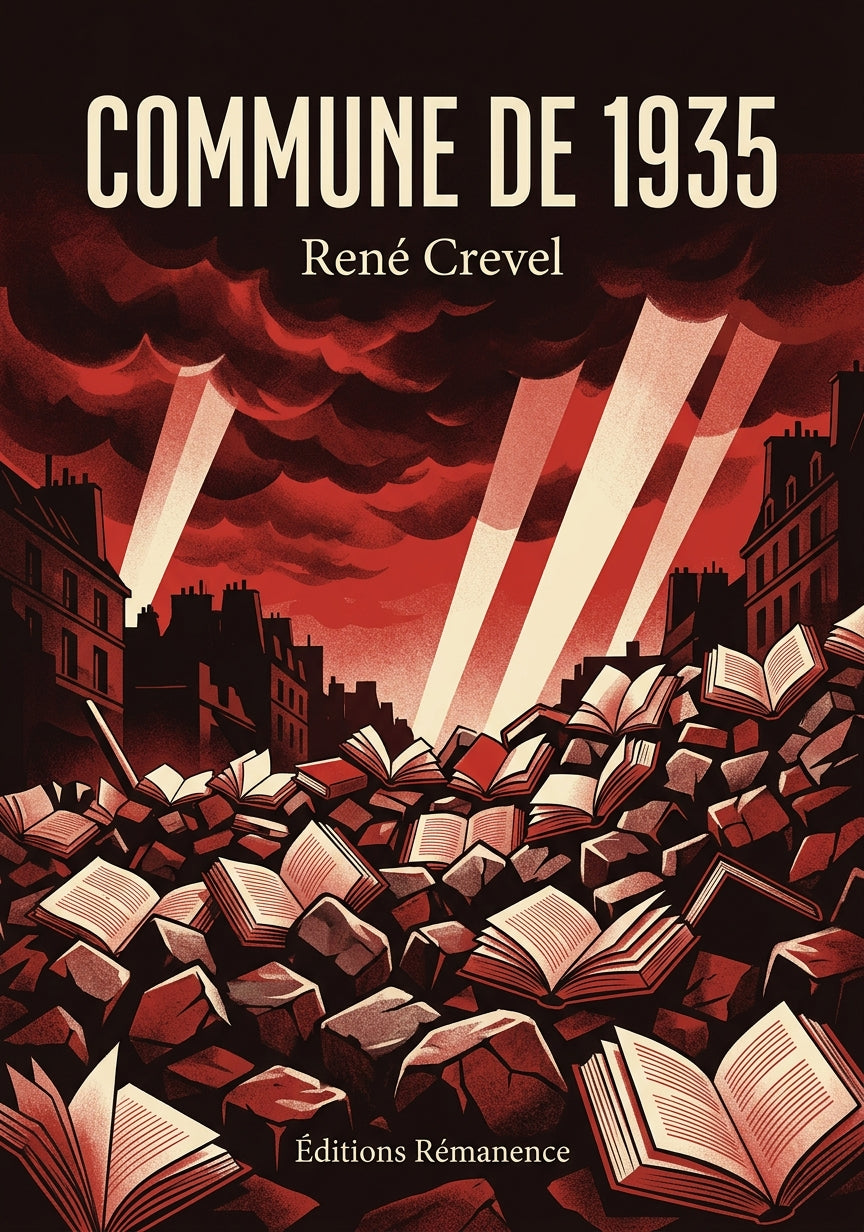 Livre Commune de 1935 par René Crevel - Couverture - Editions Remanence