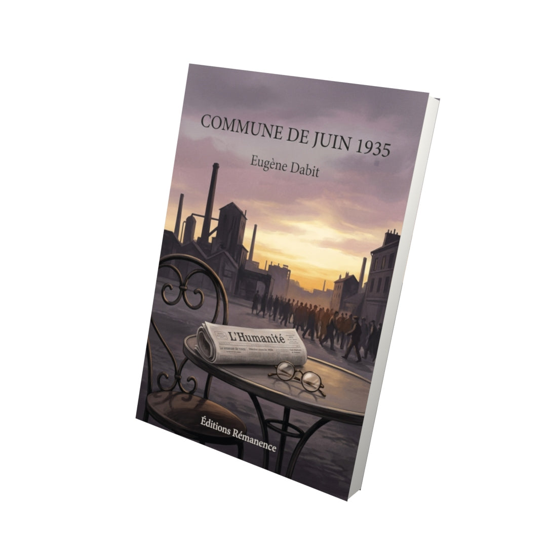 Livre Commune de juin 1935 par Eugène Dabit - Vue 3D - Editions Remanence