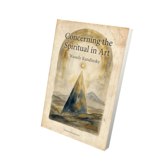 Livre Concerning the Spiritual in Art – Wassily Kandinsky - Vue 3D - Editions Remanence